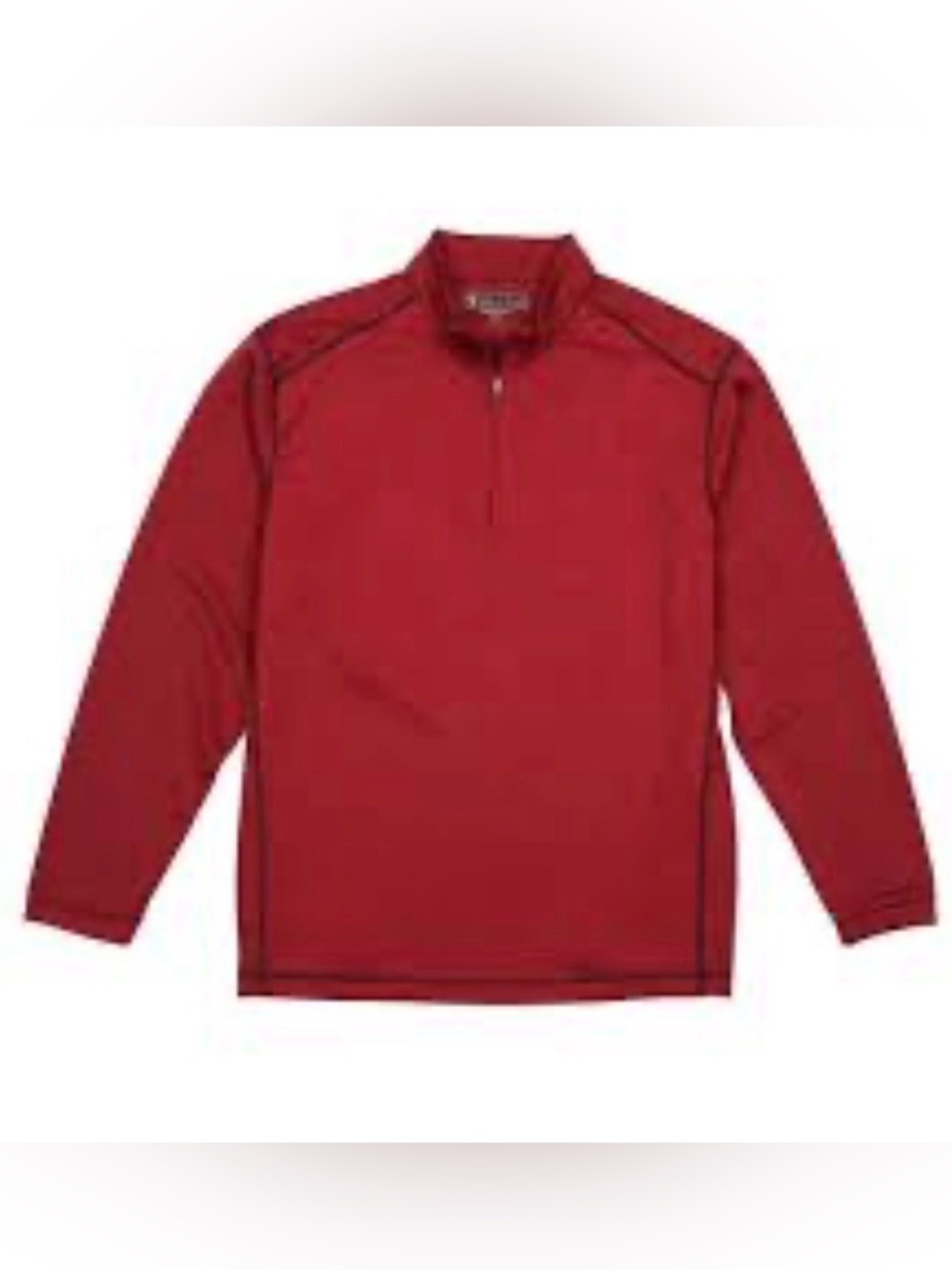 Pebble‎ Beach Performance Tech 1/4-Zip Pullover Men Medium red/maroon